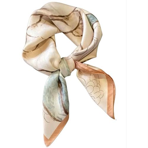TIM OG SIMONSEN HALSTØRKLÆDER, SØS SCARF, LINE ART FLOWER